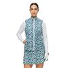 Rohnisch Ladies Packable Ultralite Vest Leo Blue Green