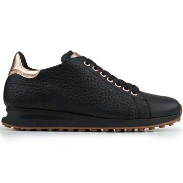 Duca Del Cosma Ladies Atlantis Winter Shoes Black - Rose Gold