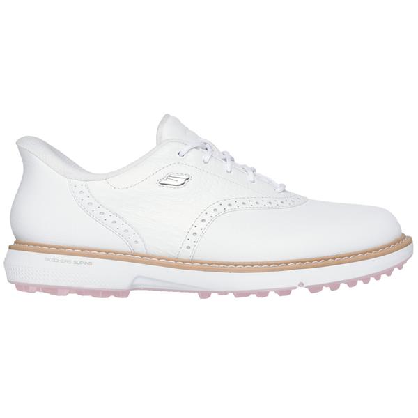 Skechers Ladies Go Golf Prestige Spikeless Shoes White Pink