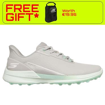 Skechers Ladies Slip-ins Waterproof: Pure Spikeless Shoes Light Grey - Aqua