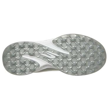 Skechers Ladies Slip-ins Waterproof: Pure Spikeless Shoes White - Silver