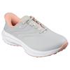 Skechers Ladies Slip-ins Golf Waterproof: Flow Spikeless Shoes Light Grey - Pink