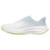 Skechers Ladies Slip-ins Golf Waterproof: Flow Spikeless Shoes White - Light Blue