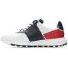 Duca del Cosma Gents Positano Shoes White - Navy - Red