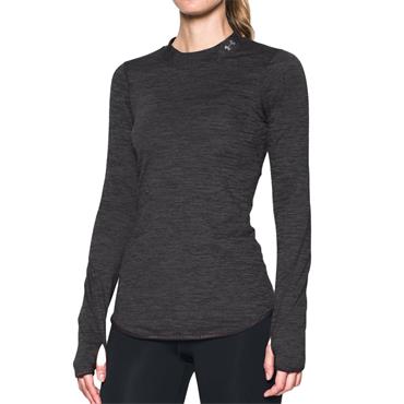 Under Armour Ladies ColdGear® Mock Black - Silver