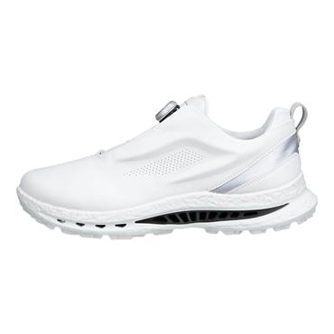 Ecco Gents Golf Biom C5 BOA Premium Leather Gore-Tex Shoes White - Buffed Silver (54510)