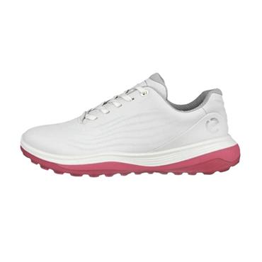 Ecco Ladies LT1 Golf Shoes White - Bubblegum (0909)