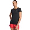 Under Armour Ladies HeatGear® Armour Short Sleeve Top Black - White (002)