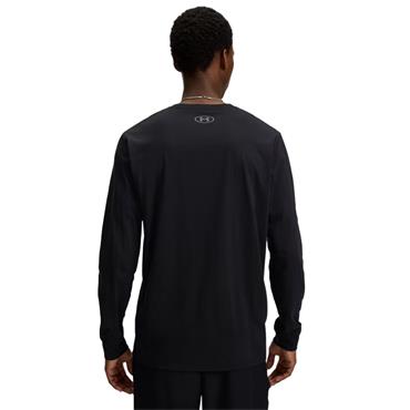 Under Armour Gents Sportstyle Left Chest Long Sleeve Black - Pitch Grey (002)