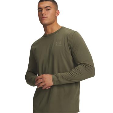 Under Armour Gents Sportstyle Left Chest Long Sleeve Marine Green (391)