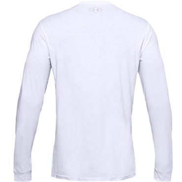 Under Armour Gents Sportstyle Left Chest Long Sleeve White (100)
