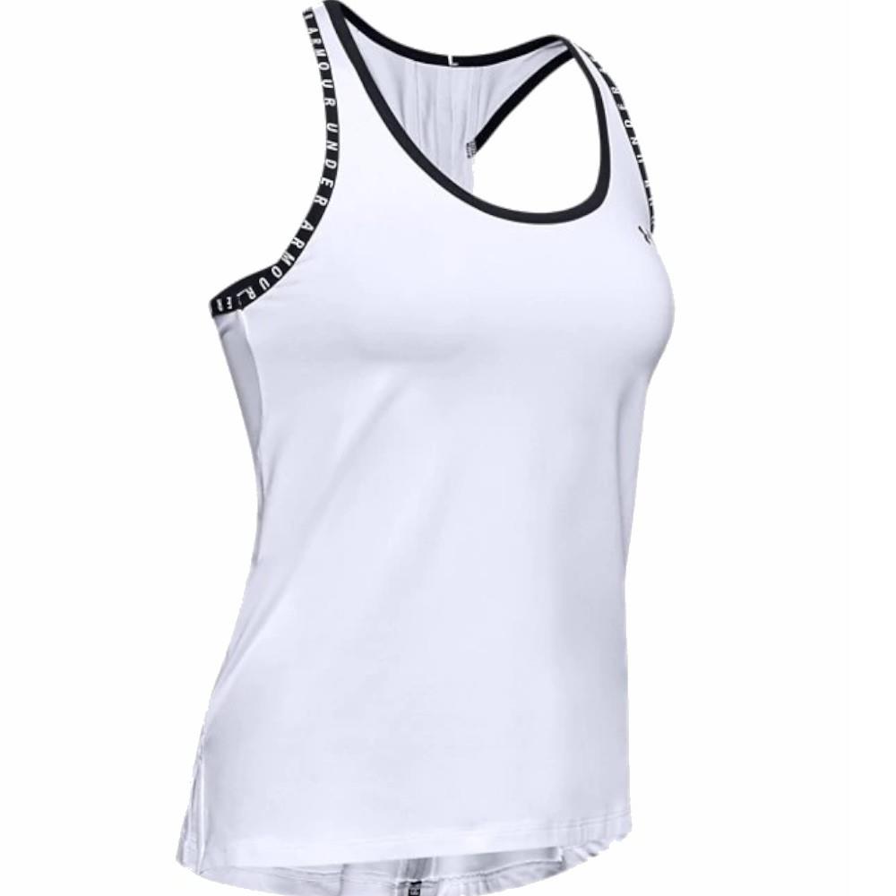 Under Armour Ladies Knockout Tank Top White 100 | Golf Store