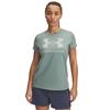 Under Armour Ladies Rival Logo T-Shirt Silica Green (348)
