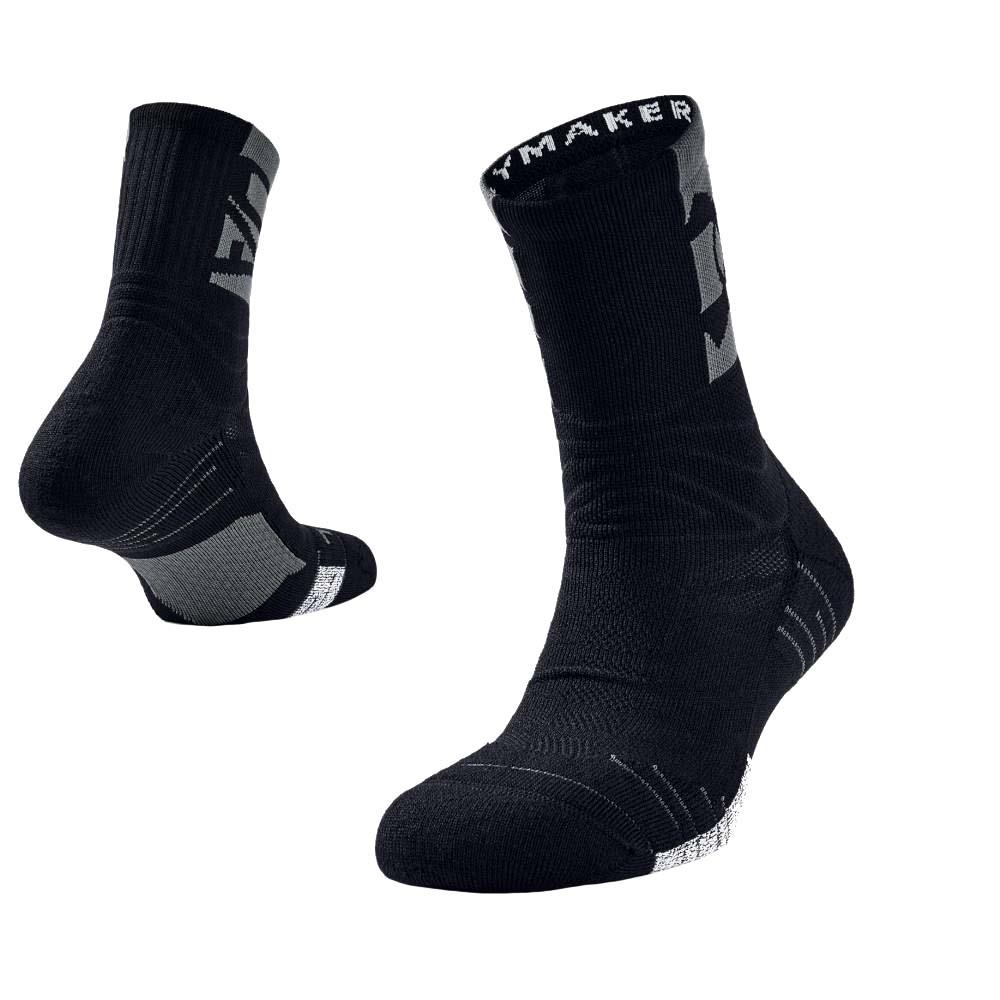 Under Armour Gents Playmaker Mid Crew Socks Black