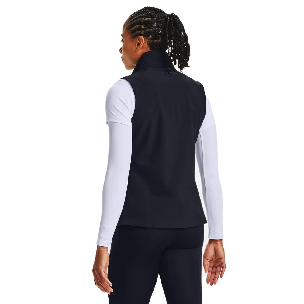 Under Armour Ladies Storm Revo Full Zip Gilet Black 001 Golf Store