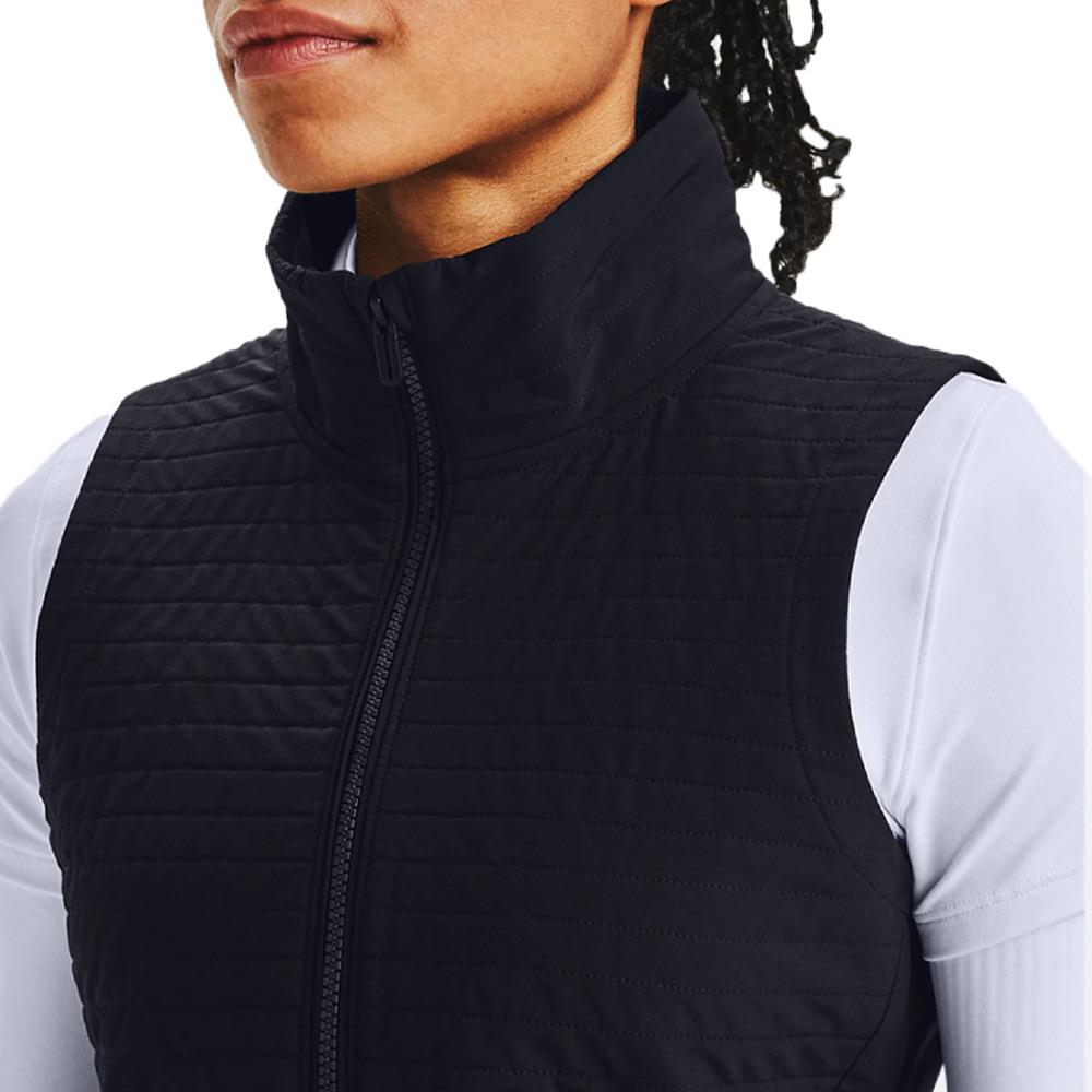 Under Armour Ladies Storm Revo Full Zip Gilet Black 001 Golf Store