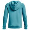 Under Armour Junior - Boys Rival Fleece Logo Hoodie Glacier Blue - Onyx White (433)