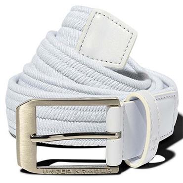 Under Armour Gents Braided Belt White (100)