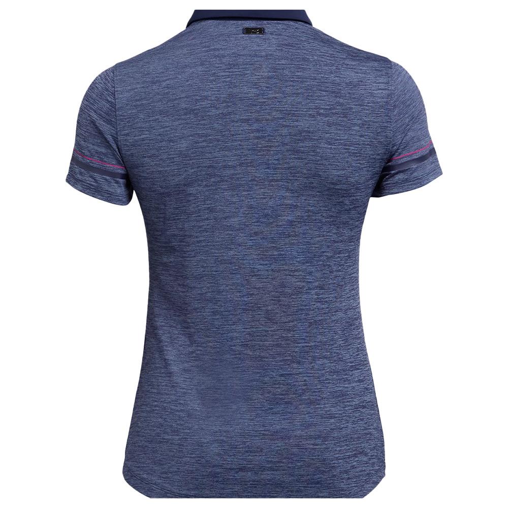 Under Armour Ladies Zinger Heather Polo Shirt Navy 410