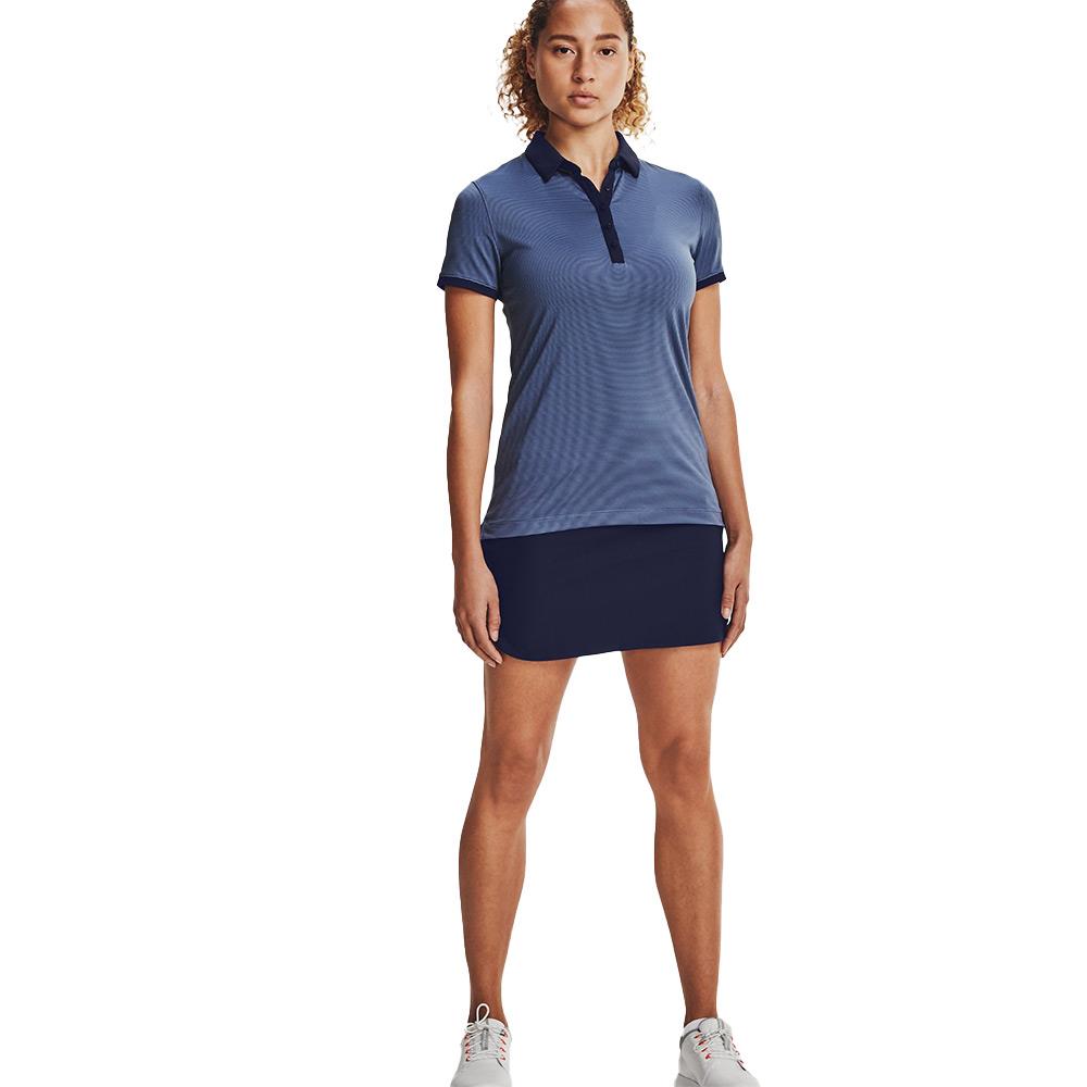 Under Armour Ladies Zinger Novelty Polo Shirt Blue 470