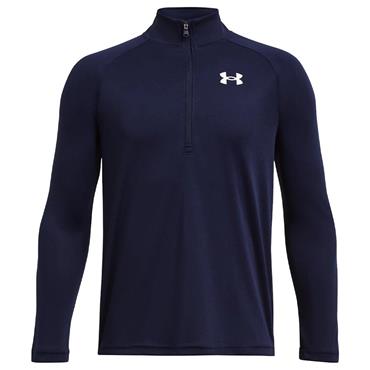 Under Armour Junior - Boys Tech 2.0 ½ Zip Top Midnight Navy - White (411)