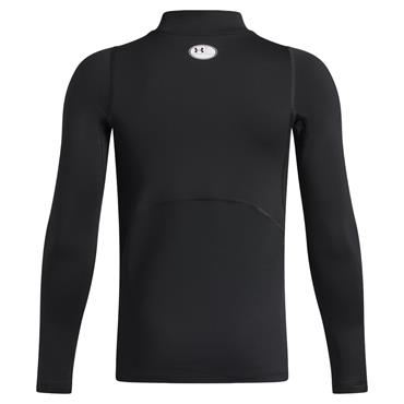 Under Armour Junior - Boys ColdGear® Mock Long Sleeve Black - White (001)