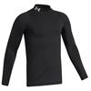 Under Armour Junior - Boys ColdGear® Mock Long Sleeve Black - White (001)
