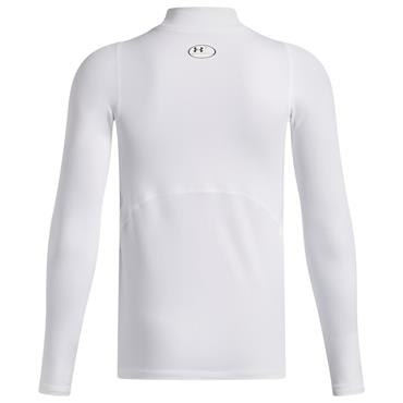 Under Armour Junior - Boys ColdGear® Mock Long Sleeve White - Black (100)