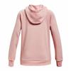 Under Armour Junior Rival Core Logo Hoodie Pink (676)
