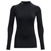 Under Armour Ladies ColdGear® Authentics Mock Neck Black (001)