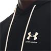 Under Armour Gents Rival Terry Hoodie Black - Onyx White (001)
