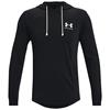 Under Armour Gents Rival Terry Hoodie Black - Onyx White (001)
