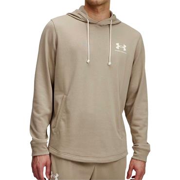 Under Armour Gents Rival Terry Hoodie Khaki (299)