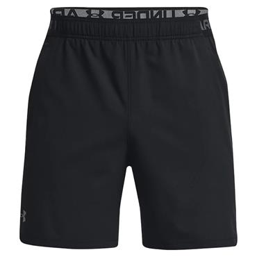 Under Armour Gents Vanish Woven 6" Shorts Black - Pitch Grey (001)