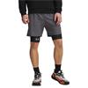 Under Armour Gents Vanish Woven 6" Shorts Castlerock - Orange Bloc (029)