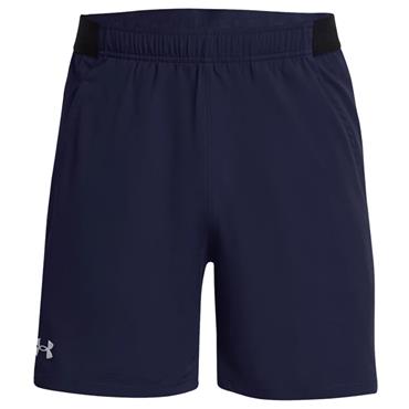 Under Armour Gents Vanish Woven 6" Shorts Midnight Navy - Mod Grey (410)