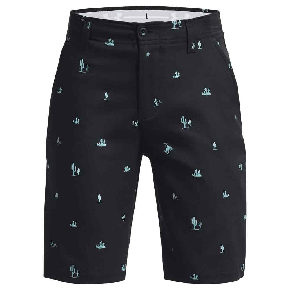 Under Armour Junior Boys Golf Printed Shorts Black (001)