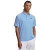 Under Armour Gents Playoff 3.0 Stripe Polo Shirt Blue Atlantis (402)