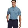 Under Armour Gents Playoff 3.0 Stripe Polo Shirt Ether Blue - Midnight Navy (452)