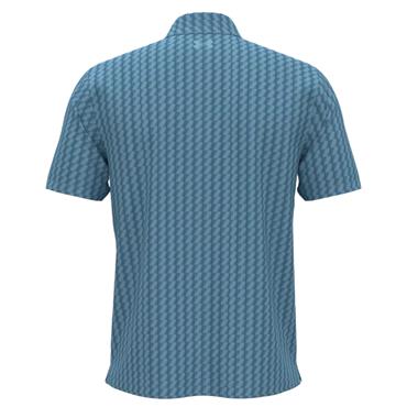 Under Armour Gents Playoff 3.0 Printed Polo Shirt Opal Blue - Midnight Navy (293)
