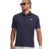 Under Armour Gents Playoff 3.0 Printed Polo Shirt Midnight (427)