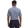 Under Armour Gents Playoff 3.0 Printed Polo Shirt Blue Atlantis (402)