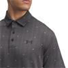 Under Armour Gents Playoff 3.0 Printed Polo Shirt Castlerock (025)