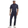 Under Armour Gents Playoff 3.0 Printed Polo Shirt Midnight Navy - Downpour Grey (424)