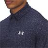 Under Armour Gents Playoff 3.0 Printed Polo Shirt Midnight Navy - Downpour Grey (424)