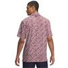 Under Armour Gents Playoff 3.0 Printed Polo Shirt Pink (674)