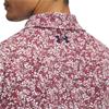 Under Armour Gents Playoff 3.0 Printed Polo Shirt Pink (674)