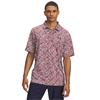 Under Armour Gents Playoff 3.0 Printed Polo Shirt Pink (674)