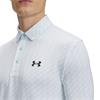 Under Armour Gents Playoff 3.0 Printed Polo Shirt Stream - White - Black (495)