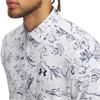 Under Armour Gents Playoff 3.0 Printed Polo Shirt White - Midnight Navy (118)